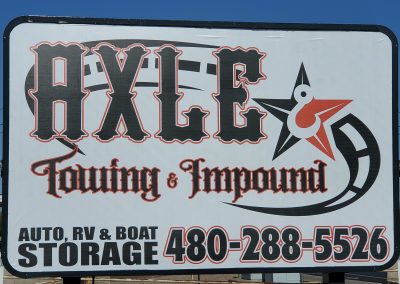 Axle Towing & Storage in Apache Junction Arizona